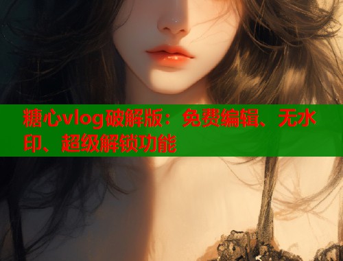 糖心vlog破解版：免费编辑、无水印、超级解锁功能