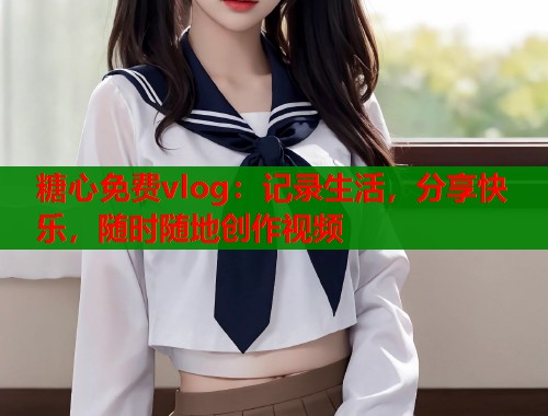 糖心免费vlog：记录生活，分享快乐，随时随地创作视频