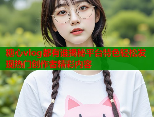 糖心vlog都有谁揭秘平台特色轻松发现热门创作者精彩内容