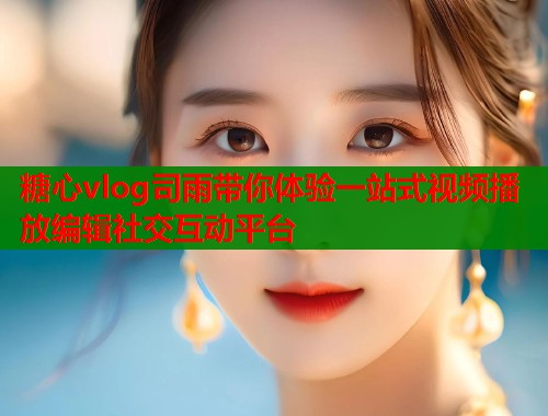 糖心vlog司雨带你体验一站式视频播放编辑社交互动平台