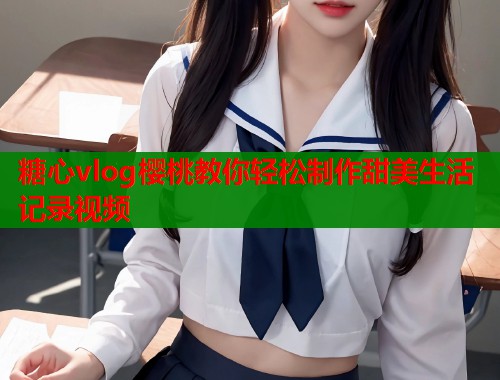 糖心vlog樱桃教你轻松制作甜美生活记录视频