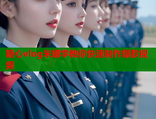 糖心vlog米娜学教你快速制作爆款视频