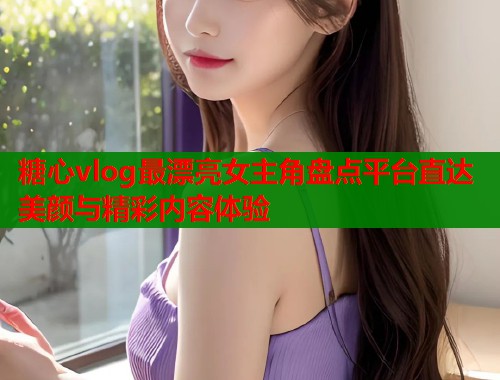 糖心vlog最漂亮女主角盘点平台直达美颜与精彩内容体验  第2张