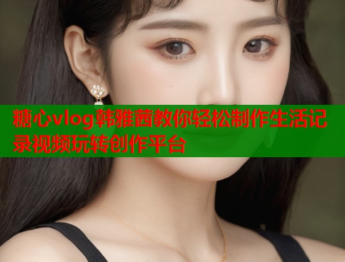 糖心vlog韩雅茜教你轻松制作生活记录视频玩转创作平台