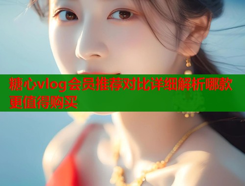 糖心vlog会员推荐对比详细解析哪款更值得购买