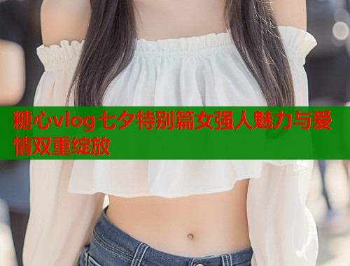 糖心vlog七夕特别篇女强人魅力与爱情双重绽放