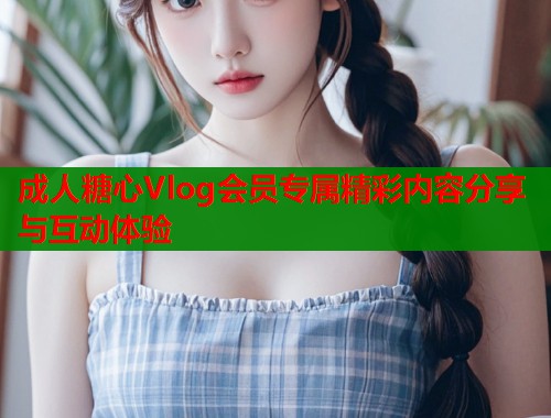 成人糖心Vlog会员专属精彩内容分享与互动体验