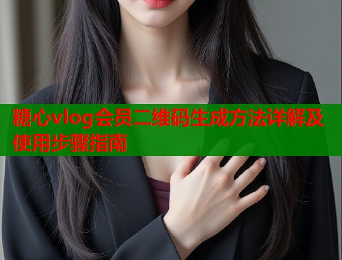 糖心vlog会员二维码生成方法详解及使用步骤指南  第2张