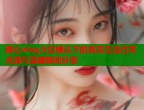 糖心vlog大巨镜头下的真实生活日常点滴与温暖瞬间分享  第1张
