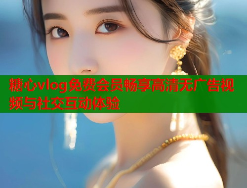 糖心vlog免费会员畅享高清无广告视频与社交互动体验